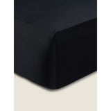 George Home cotton sateen fitted sheet single, imported from the UK