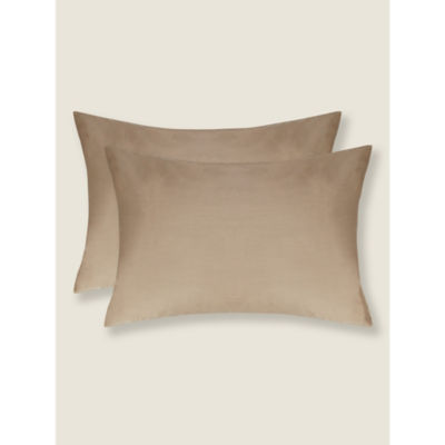 George Home sateen cotton 210 thread pillowcase pair, UK version