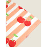 George Home Peach Cherries beach towel 71 x 152 cm - British product