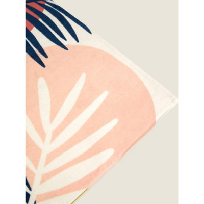 George Home tropical leaf beach towel 71x152 cm, imported from the UK
