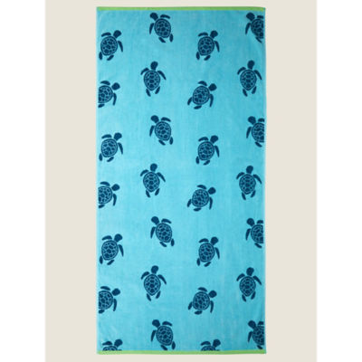 George Home 79x152 blue turtles beach towel imported from the UK