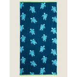 George Home 79x152 blue turtles beach towel imported from the UK