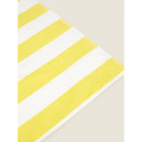 George Home yellow and white stripe beach towel, UK version