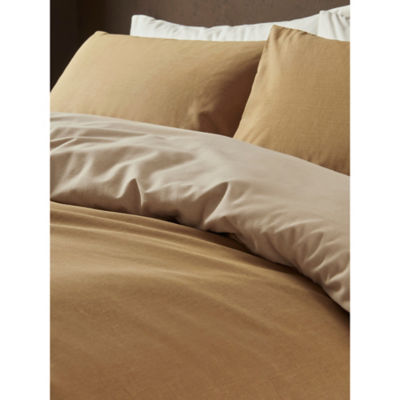 George Home reversible textured single duvet set - British product