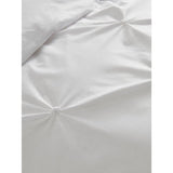 George Home plain diamond pleat duvet set single, UK version