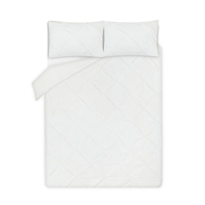 George Home diamond pleat duvet set super king, imported from the UK
