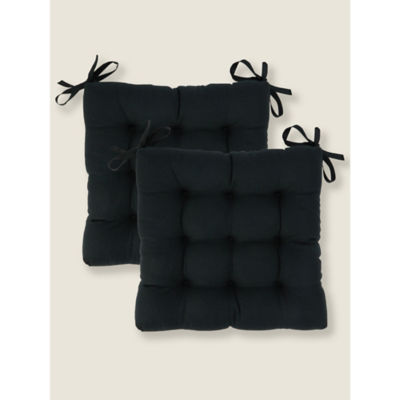 George Home black cushion pads two-pack, imported from the UK