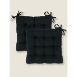 George Home black cushion pads two-pack, imported from the UK
