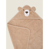 George Home Natural Bear Hooded Towel 75x75cm, UK version