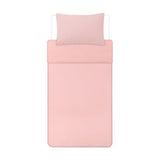 George Home pink cotton muslin single duvet set, UK version