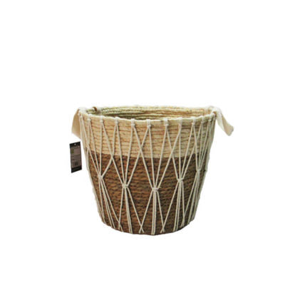 ASDA George Home Natur Gewebter Fransen Aufbewahrungskorb- Online kaufen bei McGrocer