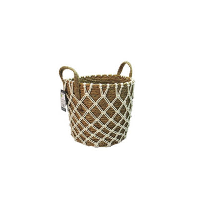 George Home natural geometric storage basket 13 litre, UK version