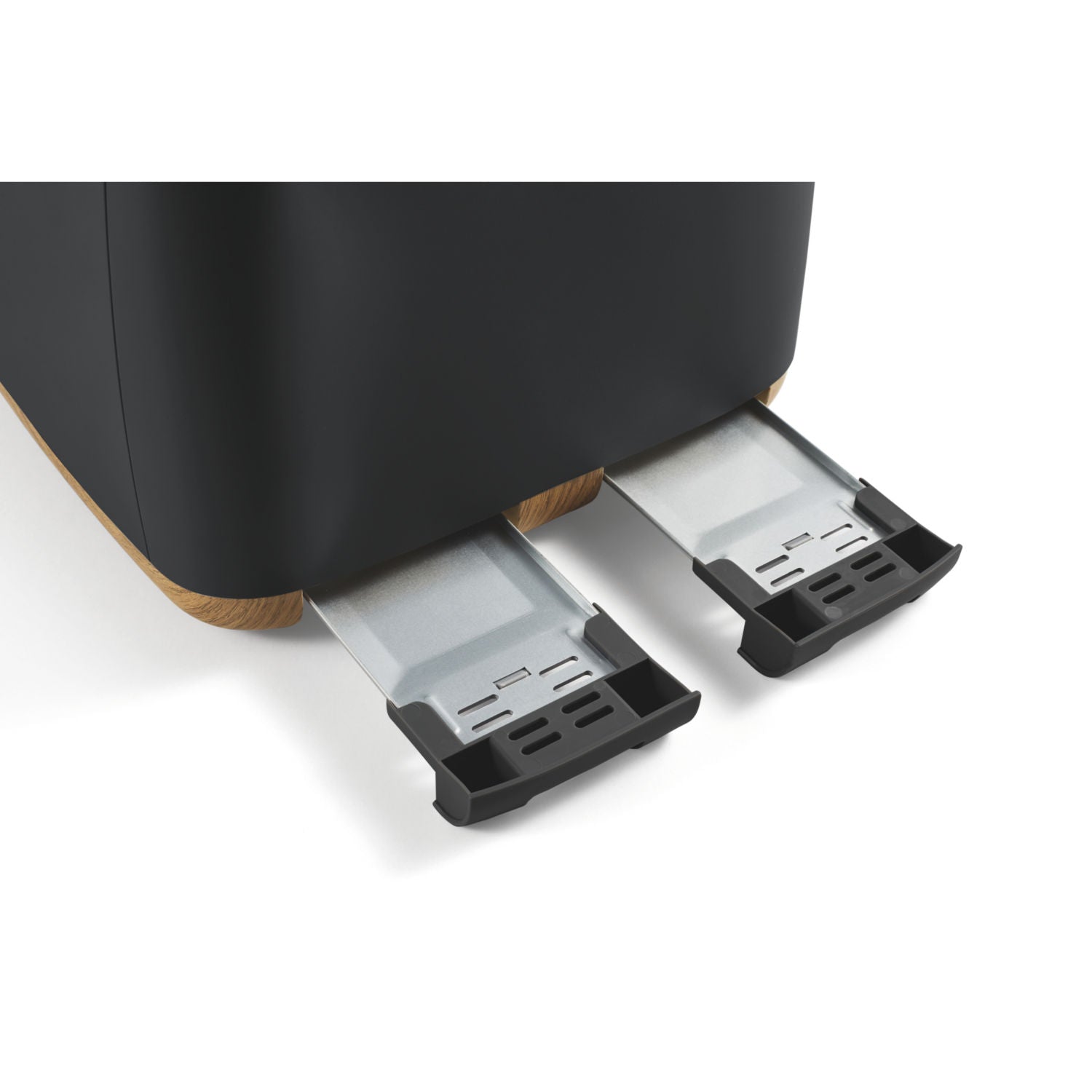 George Home matt black Scandi 4-slice toaster, UK version