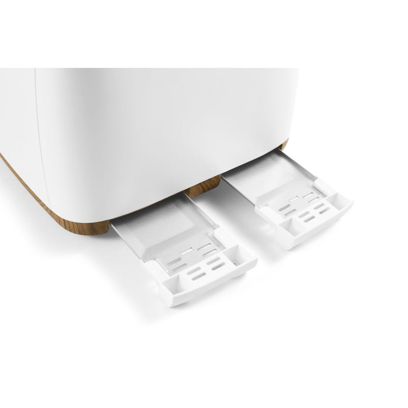 George Home matte white 4-slice toaster, UK version