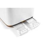 George Home matte white 4-slice toaster, UK version
