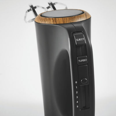 George Home matte black Scandi hand mixer, UK version