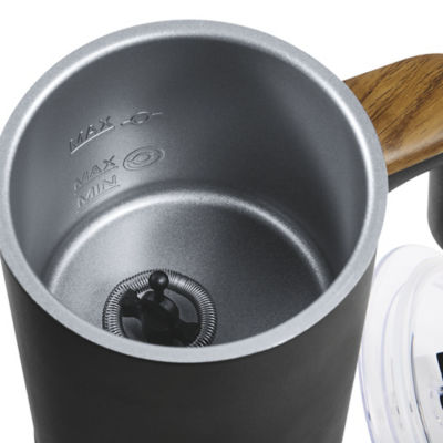 George Home matte black Scandi milk frother, imported from the UK