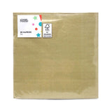 George Home 20 Gold Napkins GOODS ASDA   