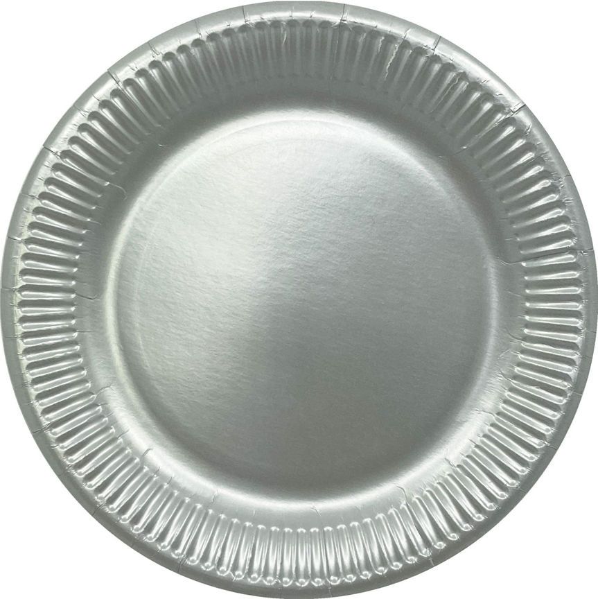 George Home 12 Silver Paper Plates GOODS ASDA   