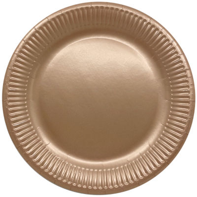 George Home Pappteller in Roségold, 23 cm, 12er-Pack