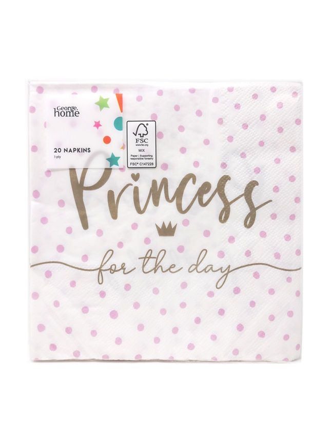 George Home Princess Napkins GOODS ASDA   