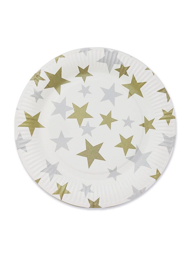 George Home Metallic Star Plates GOODS ASDA   