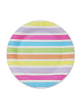 George Home Pastel Stripe Plates GOODS ASDA   