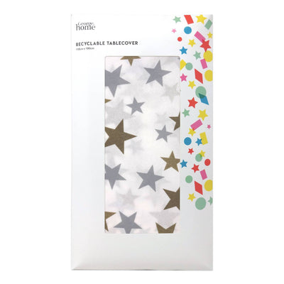 ASDA George Home Metallic Star Tablecover 118 x 180 mm- Buy online at McGrocer