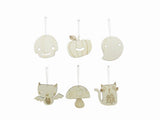 George wooden Halloween decorations set of 6 shapes (British brand)