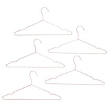 George Home Rose Gold Hangers 5 Pack GOODS ASDA   