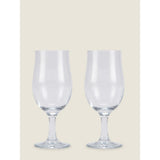 George Home stem beer glass set of 2, UK version