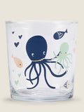 George Home Sealife Mixer Glass 350ml GOODS ASDA   