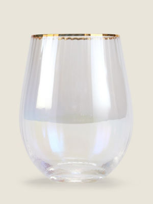 George Home Iridescent Ribbed Tumbler 590ml, UK version