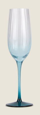 George Home Blue Ombre Champagne Flute 300ml, UK version
