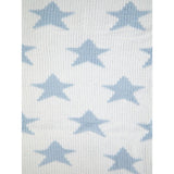George Home Blue Star Chenille Baby Shawl
