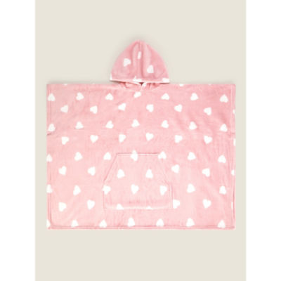 George Home pink hooded blanket 70x100 cm, imported from the UK