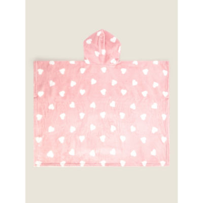 George Home pink hooded blanket 70x100 cm, imported from the UK