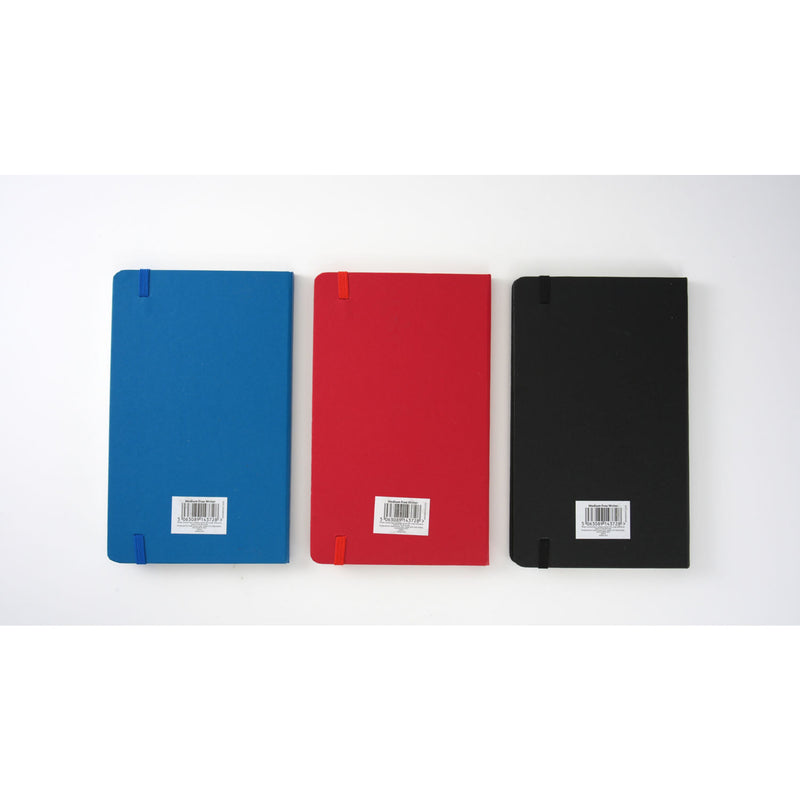 ASDA Assorted Journals 3-colour set A5 slim notebook (British brand)