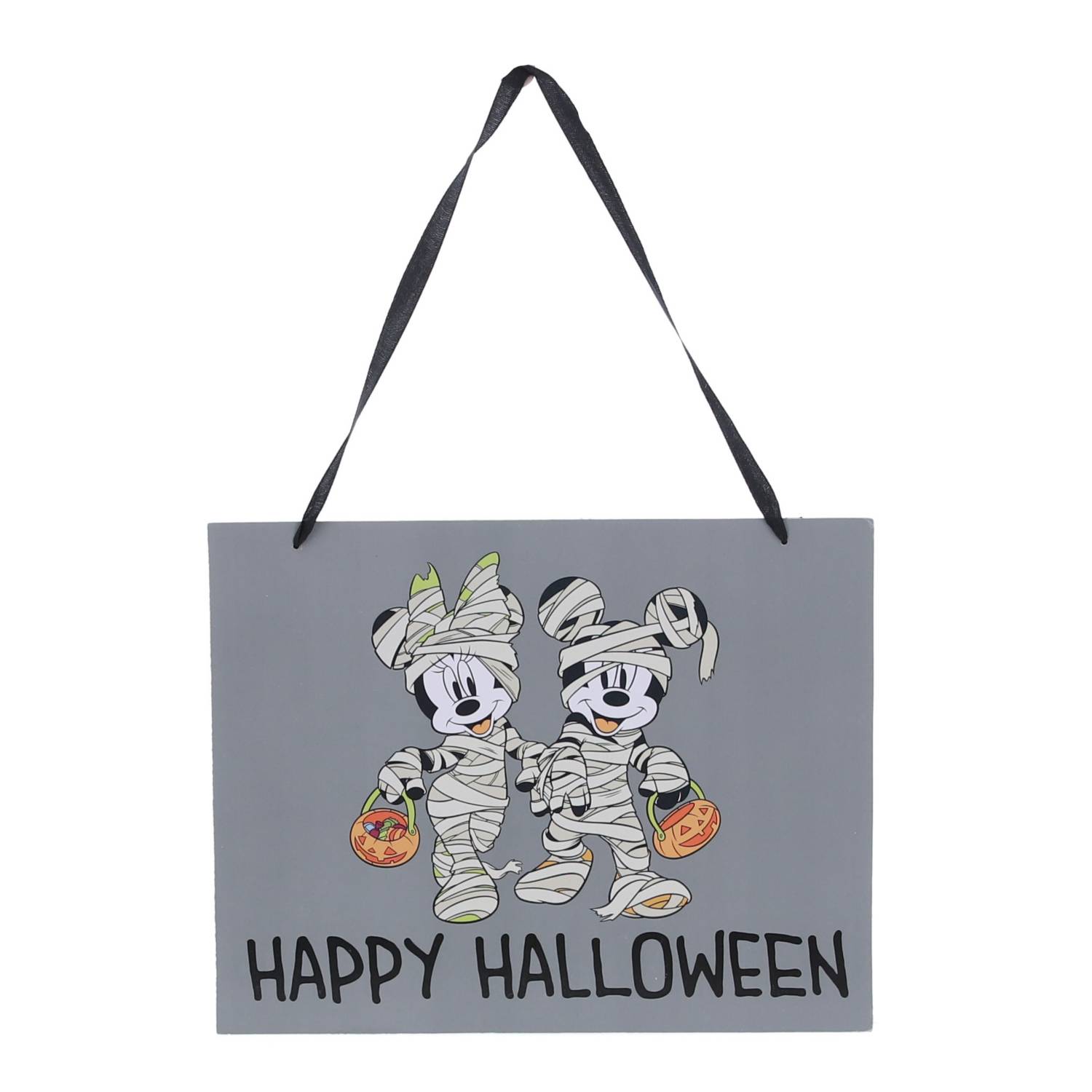 Disney Mickey Mouse Halloween sign MDF 26.5cm, imported from the UK