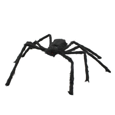 George jumbo black spider 44cm Halloween decoration, UK version