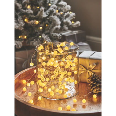 George Home berry micro LED Christmas lights 180 bulbs 9m wire, UK version