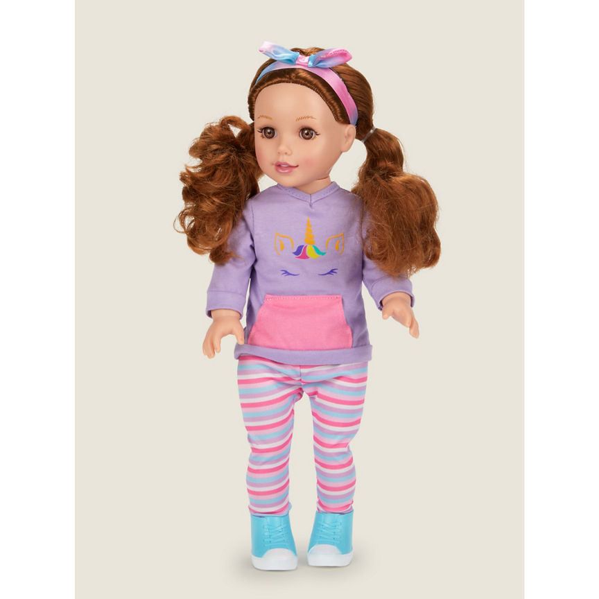 Hapello Purple Toddler Doll