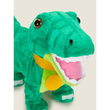 Hapello green walking dinosaur toy, UK version