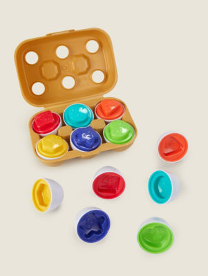 Hapello egg shape sorter toy with 6 eggs (British brand)