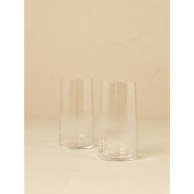 Stacey Solomon Hammered Hi-ball Glasses Set of 2 - British product