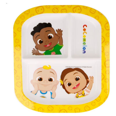 CoComelon kids divider plate 3 section design - British product