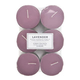 George Home Lavendel-Maxi-Teelichter, 12er-Packung, britische Version