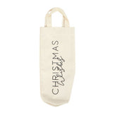 George Home Christmas canvas bottle bag (British brand)
