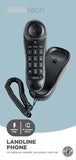 ASDA Tech Slimline Corded Telephone - Black GOODS ASDA   