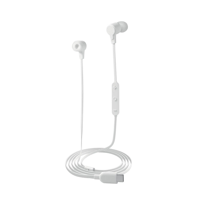 ASDA Tech USB C earbuds white, UK version